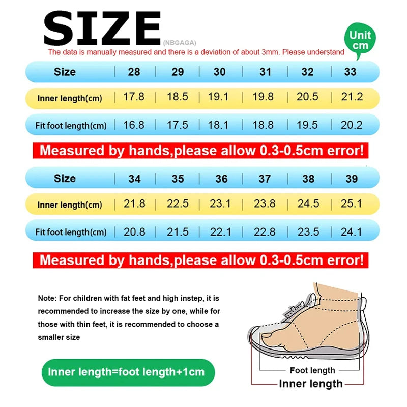 Four Seasons Leather Kids Shoes Non Slip Outdoor Children Walking Sneakers Casual Boys Sport Tennis Size 28-39.