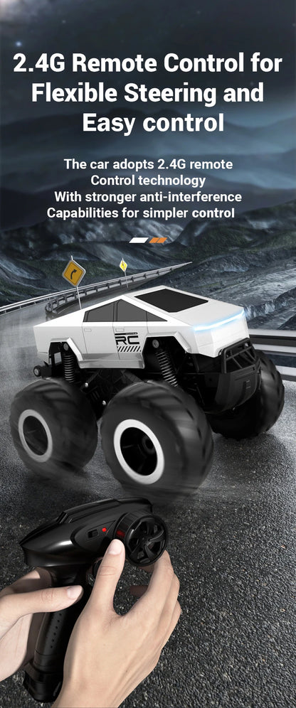 JJRC Auto Remote Control Car Alloy Rc Cars Trucks Vehicle Full-Scale Car Motorcycle Camping Trailer Toys for Boys Kids Children.