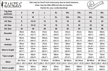 2025 ZANZEA 2PCS Autumn Outfits Casual Long Sleeve Tops Dress Suit Elegant Women 2 Piece Sets Muslim Tracksuits OL Matching Sets.