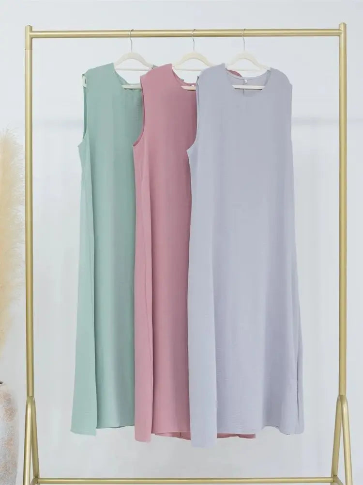 Ramadan Black White Dubai Prayer Clothes Women Turkey Islam Muslim Modest Jersey Under Abaya Dress Kebaya Robe Femme Musulmane.