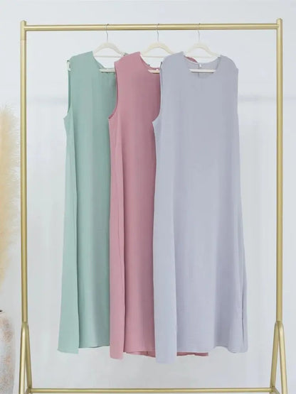 Ramadan Black White Dubai Prayer Clothes Women Turkey Islam Muslim Modest Jersey Under Abaya Dress Kebaya Robe Femme Musulmane.