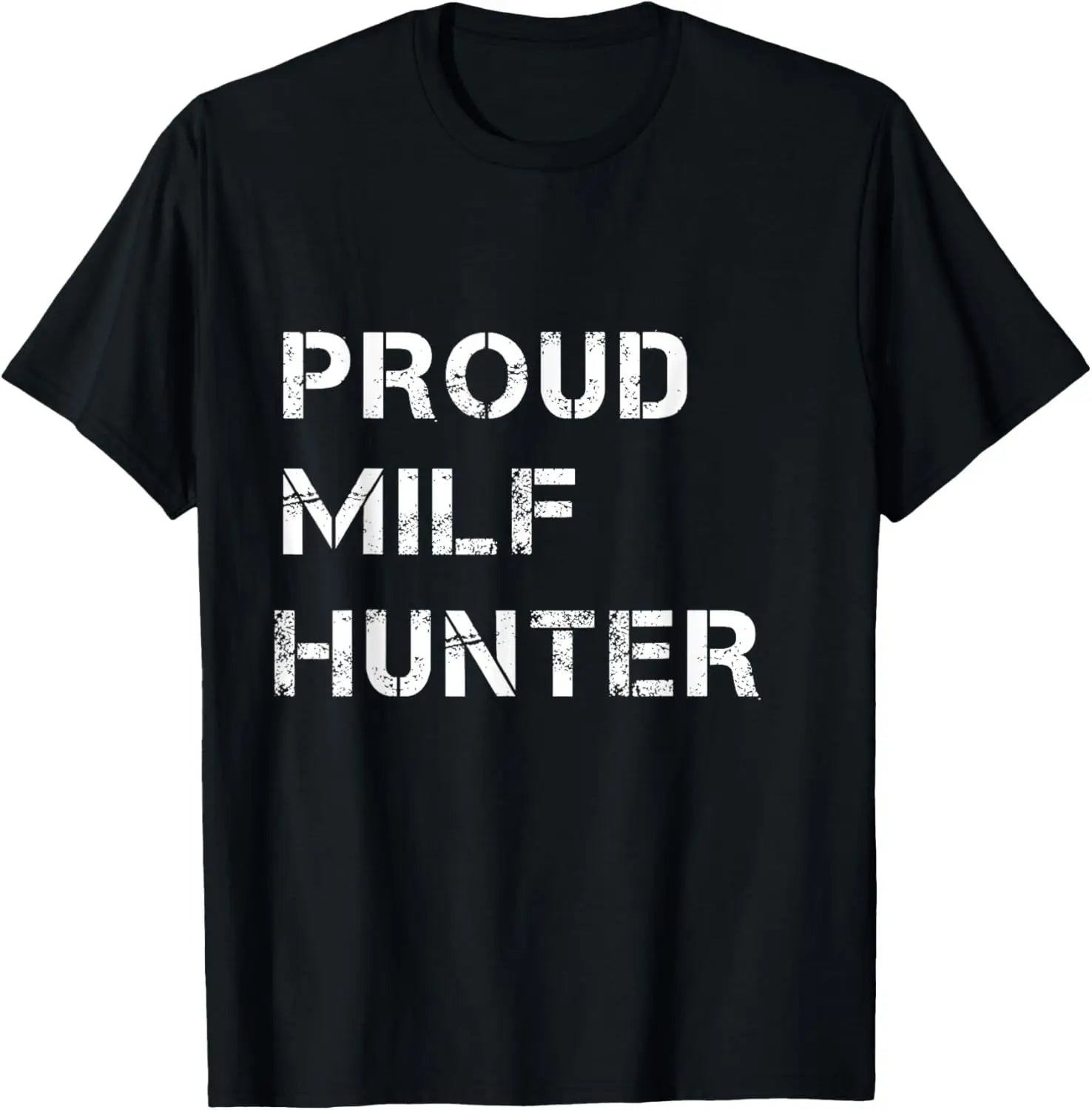 MILF Hunter | Funny Adult Humor Joke for Men Who Love Milfs T-Shirt Men Clothing Tops Graphic T Shirts  Camisetas Streetwear.
