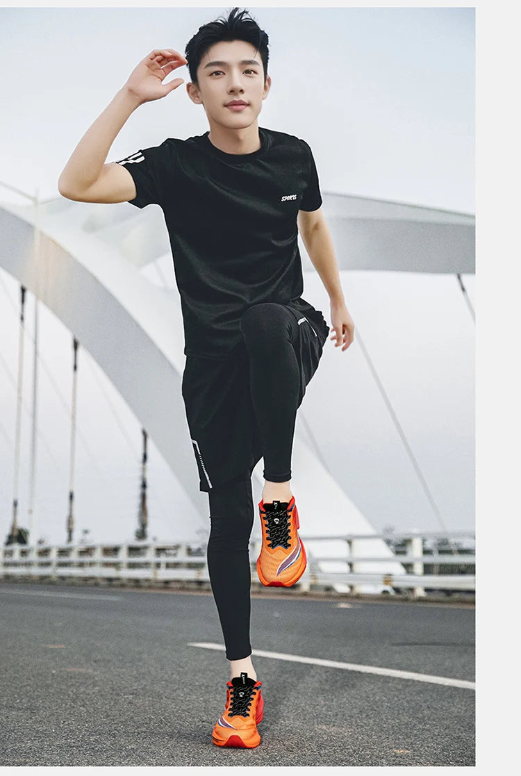 Marathon Air Cushion Herren Sport Laufschuhe Atmungsaktive leichte Damen Bequeme sportliche rutschfeste Carbon Plate Sneakers