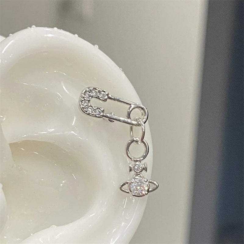 1 PCS Star Silver Color 316L Stainless Steel Ear Bone Nail for Women New Fashion Allergy Prevention Jewelry Gifts