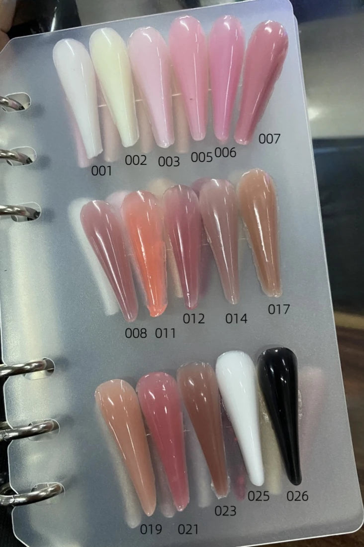 MSHARE 50g/250g Shimmer Pink White Acrylic Gel TPO Free Glitter Shiny Extension Acryl Hard Gel Nails Sculpting Construction