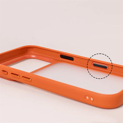 Active Touch Camera Button Matte Armor Case For iPhone 17 Air 16Pro 15 17Pro Max Translucent Hybrid Shockproof Hard Phone Cover.
