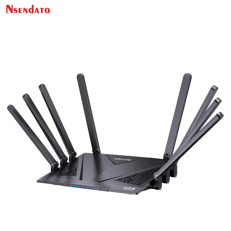 WAVLINK AX6000 WiFi 6 Dual Band Mesh Router with 4x1000Mbps 2.5Gbps WAN/LAN With Wifi Game Mesh/Router/AP/Reapter Mode For Home.