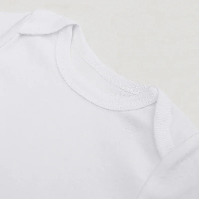 „I'm the Best Thing 2025, Neugeborene Babykleidung, weiße Baumwolle, Sommer-Bodys für Kleinkinder, kurzärmeliger Strampler für Jungen und Mädchen.