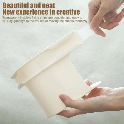 4PCS Unsichtbare Bettlaken und Bettdecke Verschluss Unsichtbare Quilt Blatt Halter Clips Einzelne Quilt Abdeckung Feste Nicht-slip Clips