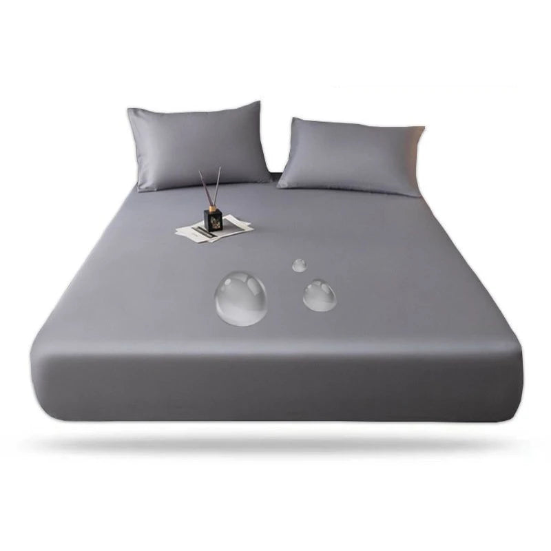 WOSTAR Waterproof mattress protector cover 150x190 single double queen king size elastic fitted sheet style bed protection pad.