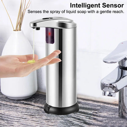 Automatic Soap Dispenser Touchless Liquid Hand Soap Dispenser Dish Soap Dispenser Electric Soap Dispenser for Kitchen Bathroom