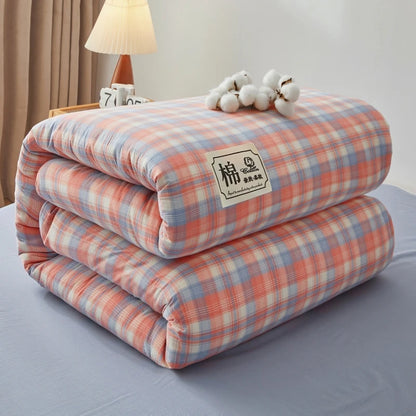 Quilt cotton queen Fall double bed comforters Quilt with cover washable Winter blanket Duvet 220x240 nordic duvet bed 150