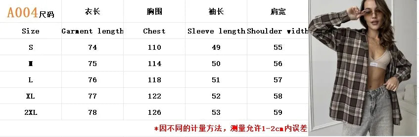 Women's Casual Shirt With Retro Style And Versatile Plaid Long Sleeves For Spring And Autumn 2025 With Pockets.