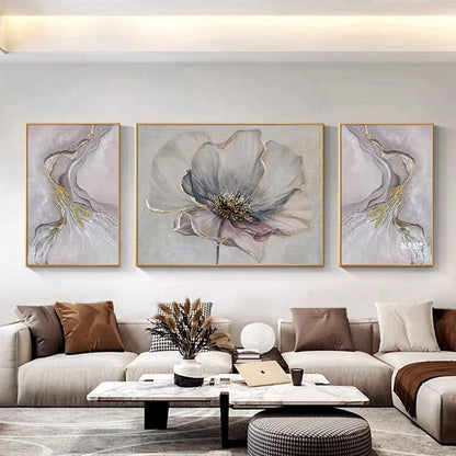 New Arrival Modern Abstract Golden Mountain Landscape Oil Paintings On Canvas China Artwork Wall Decor For Room Unframed.