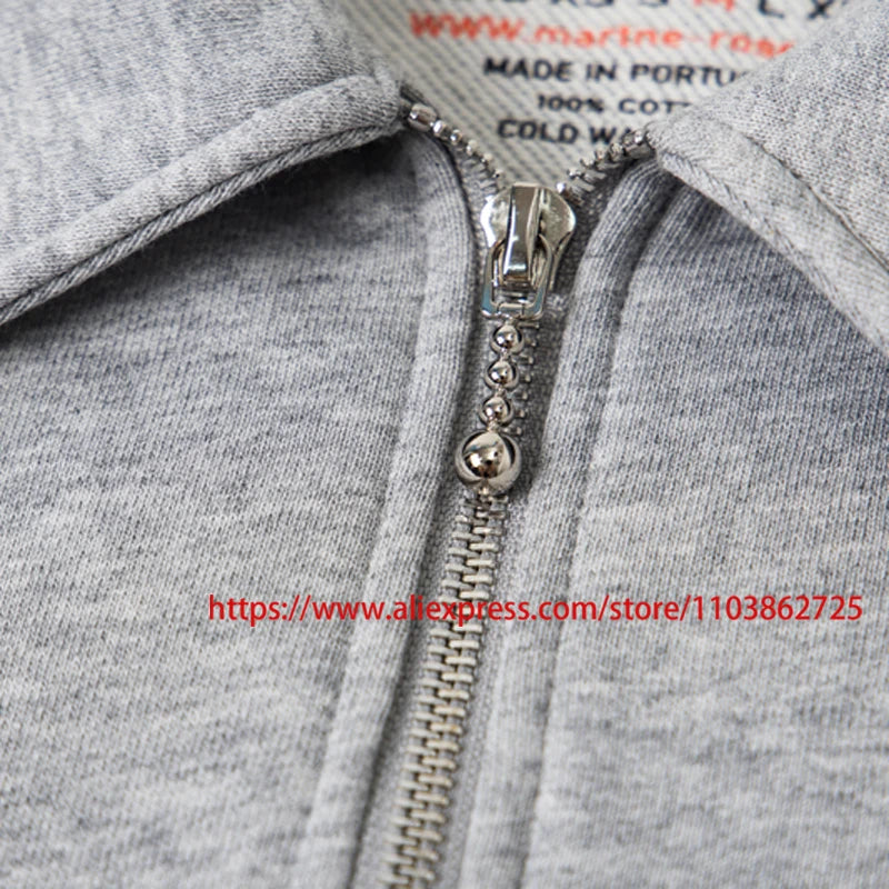 2025 MARTINE ROSE Zip Up Cardigan High Quality Splicing Design Real Photo Autumn Winter Ribbed Collar Martine Rose Jacket Coat.