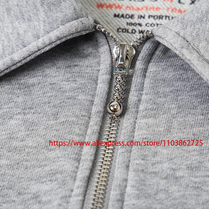2025 MARTINE ROSE Zip Up Cardigan High Quality Splicing Design Real Photo Autumn Winter Ribbed Collar Martine Rose Jacket Coat.