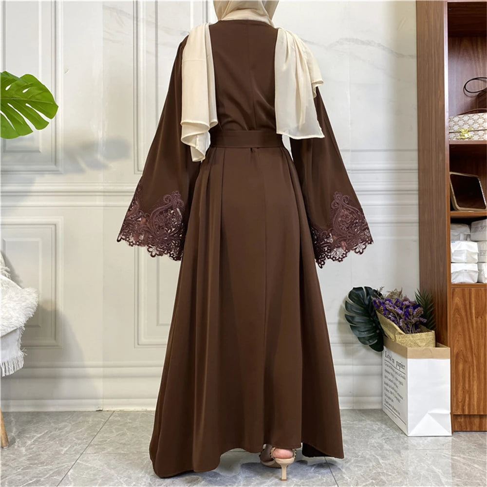 Ramadan Coffee Abaya Damen Dubai Islam Prayer Clothes Women Muslim Modest Dresses Kebaya Kaftan Robe Vestidos Musulmanes Femme.