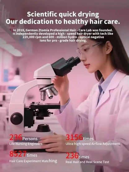 Ion Hair Dryer Professional Super Ionic Hairdryer Woman Electric Barber Blower Leafless Dry Machine