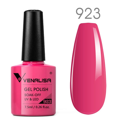 Venalisa New 7.5ml Neon Gel Nail Art Manicure Soak Off Camouflage Natural Nude Color Silicone Nail Gel Polish Lacquer Varnishes