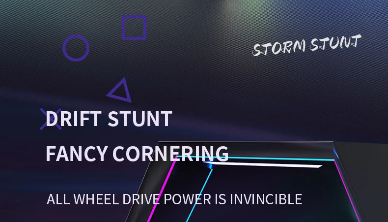 Teeggi S922 2.4G RC Stunt Car 4WD Double Remote Control 360° Degree Rotation RC Off Road Climbing Kids Rc Drift Car Toy for Gift