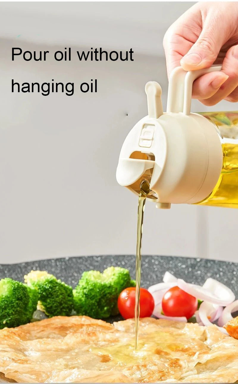 2in1 Kitchen Spray Oil Dispenser Oil Sprayer Polisher or Oil Brush for Air Fryer Salad Grilling Roasting Cooking Kitchen Acceeso.