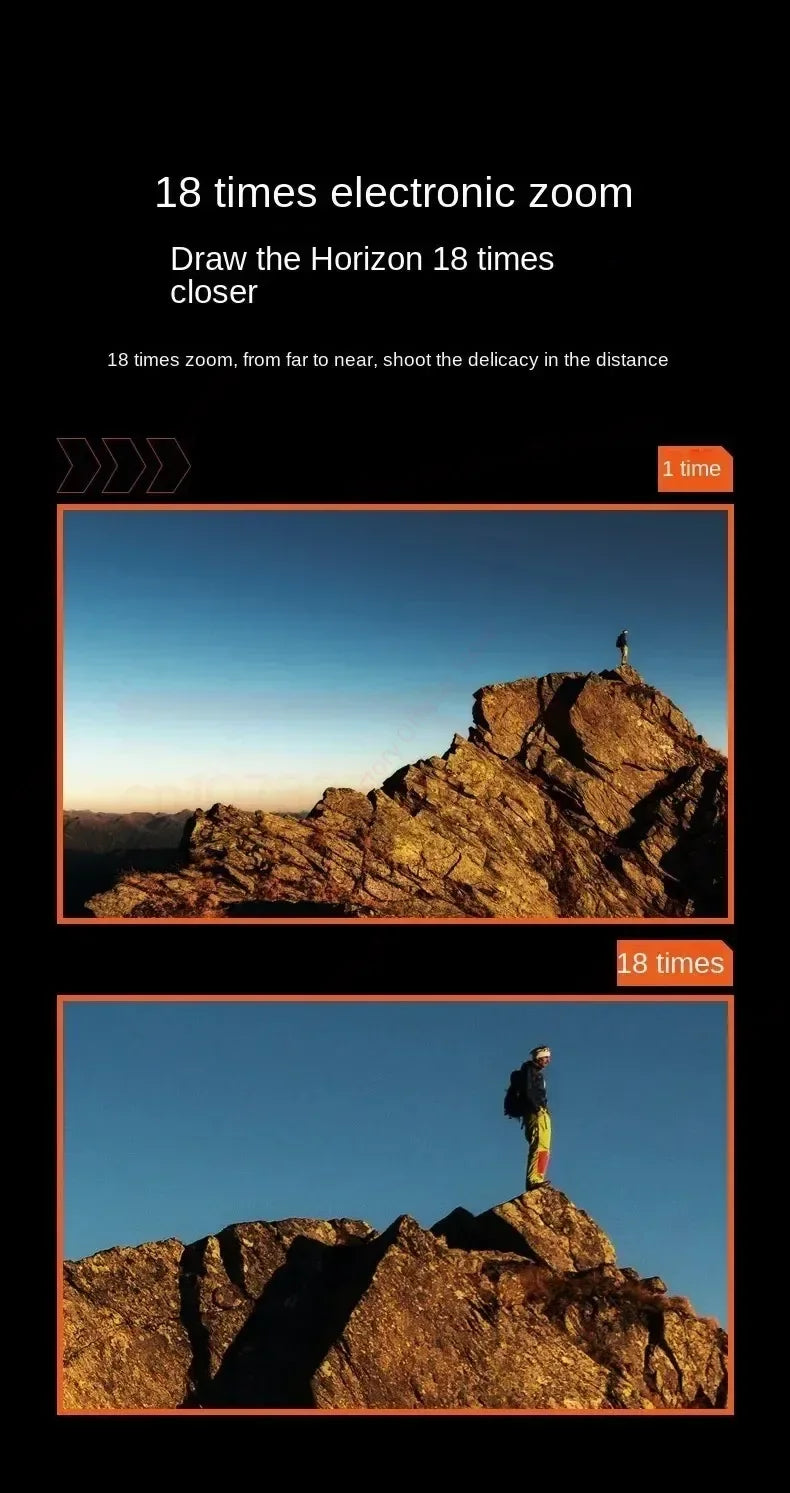 48M HD Digital Cameras 2.8 Inch IPS Screen Instant Photo Camera 18X Zoom Dual Lens Portable Child Camera Photographic Camcorder.