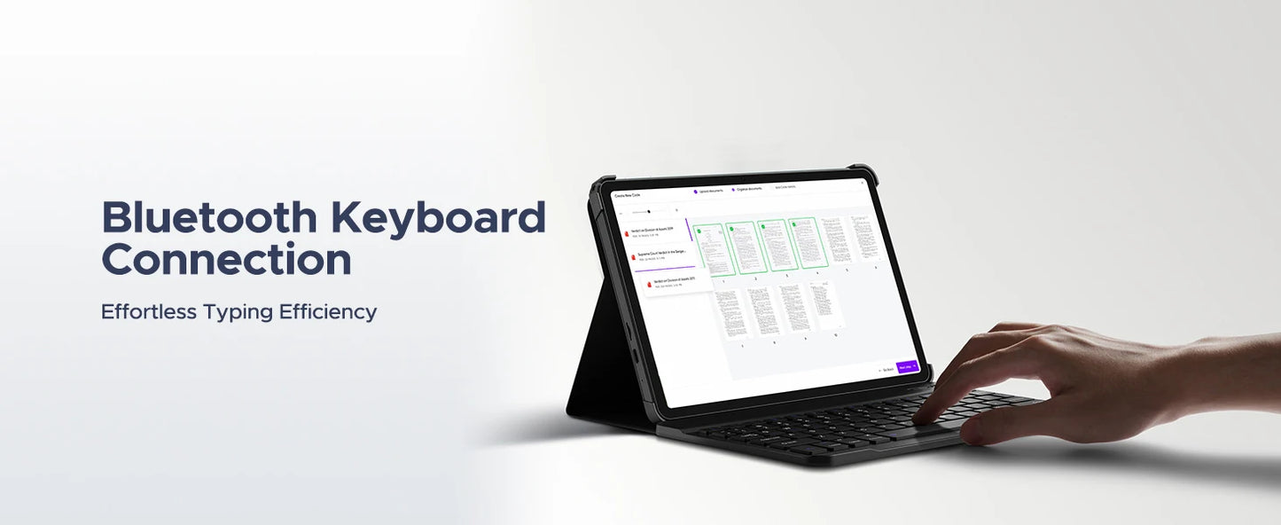DOOGEE Tab A9 Pro Tablet 10.1" HD Display Android 15 20GB(4+16) 128GB 6580mAh Large Battery Dual Speakers Pad PC 2 In 1 Tablet