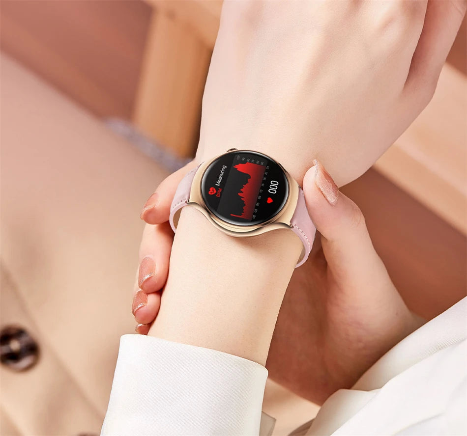 2025New GPS NFC Bluetooth Call Smartwatch Women Watch 4 mini Sports Track Heart Rate Oximetry Monitoring Health Smartwatch Woman.