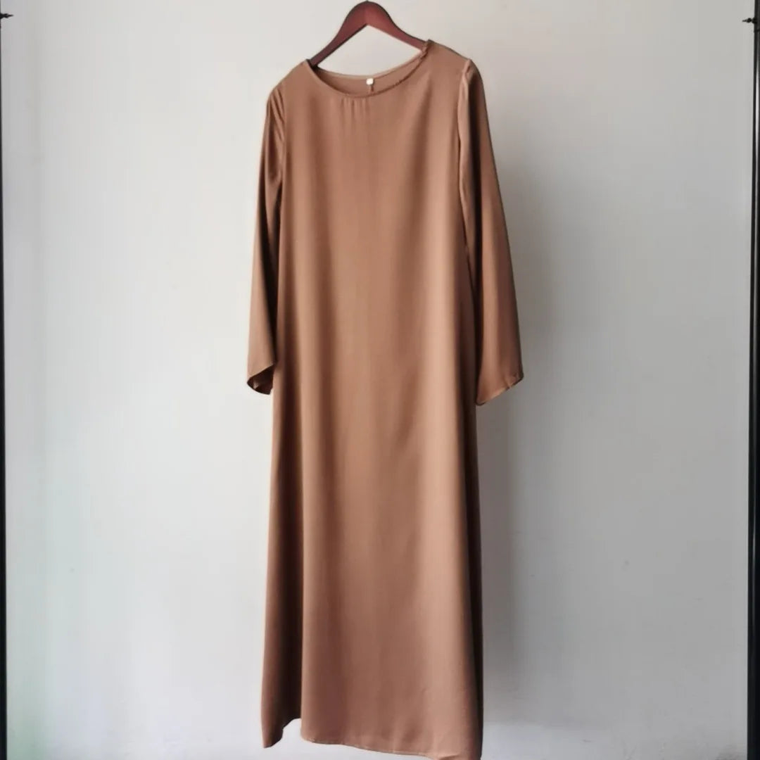 (No Scarf) Ramadan Eid Abaya Damen Dubai Luxury Kebaya Muslim Abayas Women Kaftan Long Dress Islam Dresses Caftan 9 Colors S-2XL