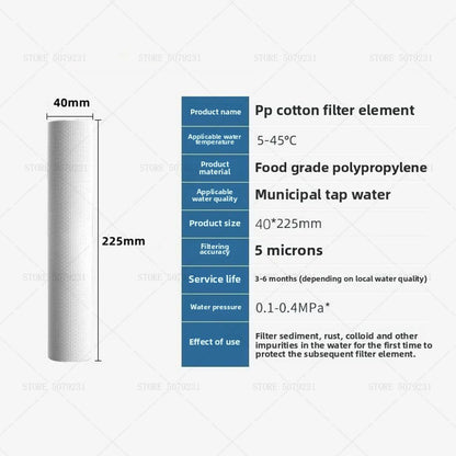 Kitchen Ultrafiltration Water Purifier Household Direct Drinking Water Purifier TapWater Purifier Five-Stage Water Filter System.