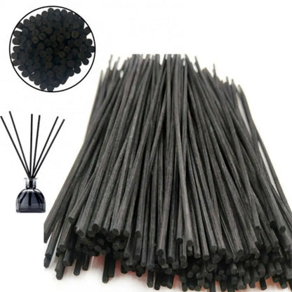 100Pcs Reed Diffuser Sticks Wooden Rattan Fiber Fragrance Decor Replacement Rod.