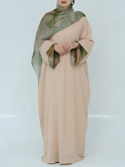 Muslim Türkiye Dubai Abayas For Women Loose Long Dress Kfatan Modest Ramadan Robe Femme Islamic Clothing Holiday Maxi Dresses.