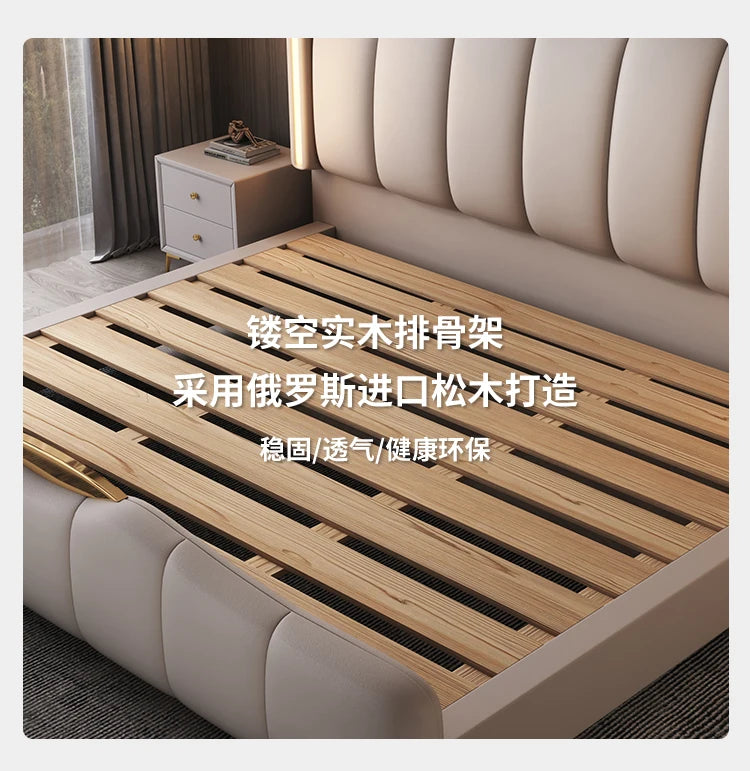 200 x 220 cm Rahmen-Kopfteil, Hochzeitsbett, Hauptschlafzimmer, Kingsize-Doppelbett, 3 Schubladen, Aufbewahrung, luxuriöse Schlafzimmermöbel in voller Größe