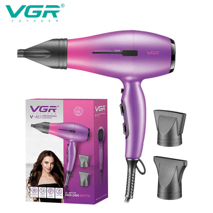 VGR2000-2400W ultra large wind power hair dryer, quick drying hair styling hair dryer, dormitory home gradient hair dryer V-461