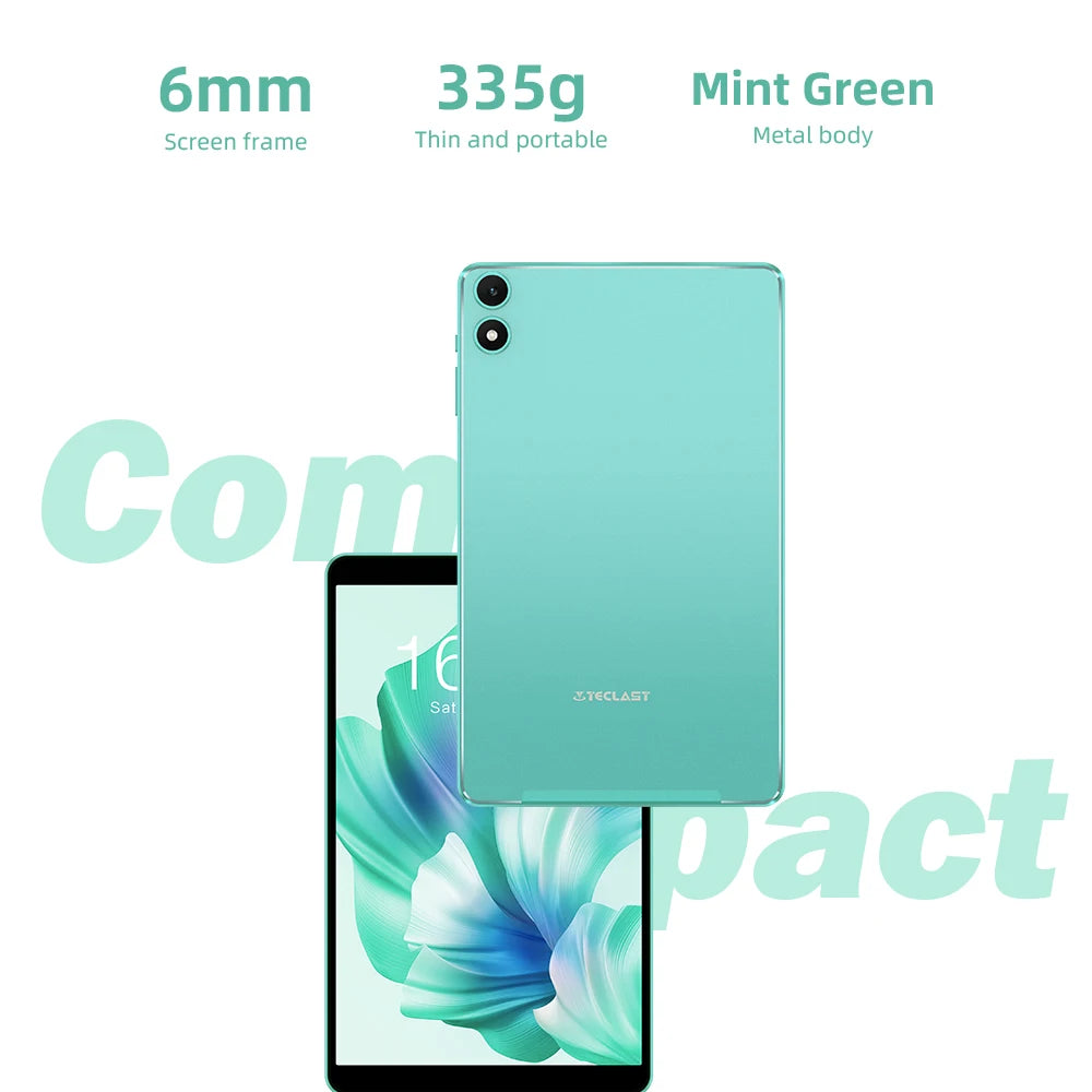 Teclast P85T 2024 Tablet Allwinner A523 8-core 1.8GHz/ 10GB(4GB+6GB) RAM/64GB ROM/8 Inch 800×1280iPS/WIFI5G/4G/5000mAh/Type-C/0.