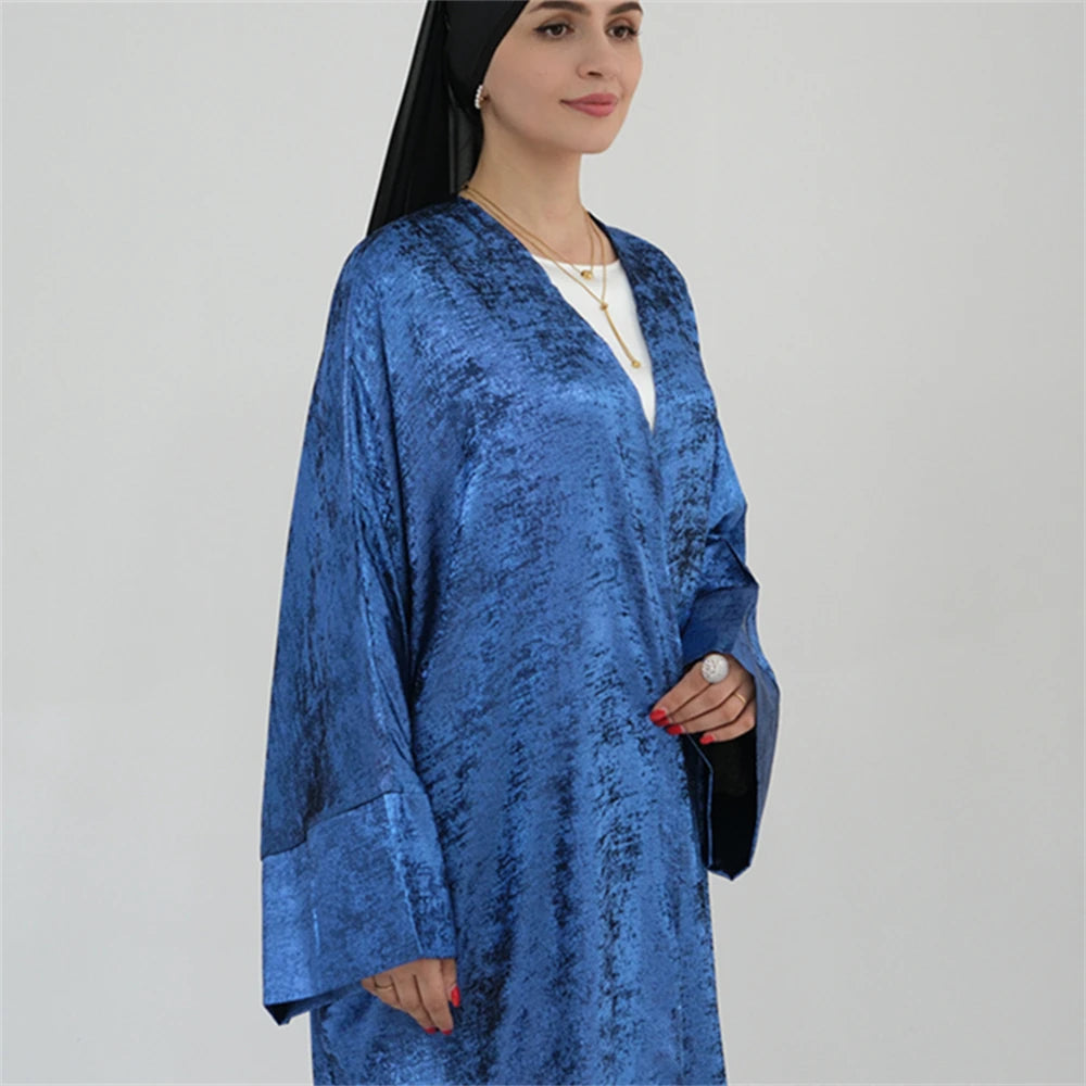 Ramadan Eid Open Dubai Luxury Abaya Damen Modest Kimono Coat 2025 Muslim for Women Islam Clothing Kebaya Robe Femme Musulmane