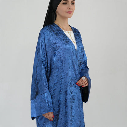 Ramadan Eid Open Dubai Luxury Abaya Damen Modest Kimono Coat 2025 Muslim for Women Islam Clothing Kebaya Robe Femme Musulmane