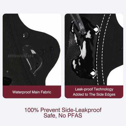 Reusable Menstrual Pads Women Large Washable Seamless Sanitary Napkin Thin No-slip Reusable Sanitary Towel Absorbent Pad Panties.