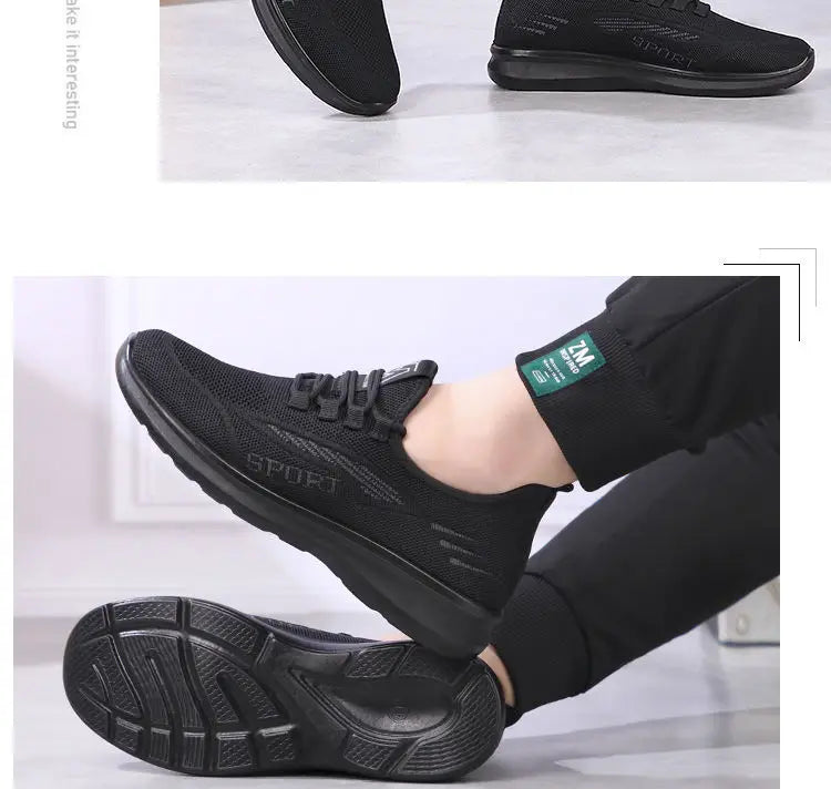 Men's Casual Shoes Breathable Sneakers Summer Men's Shoes Lightweight Flat Shoes Men’s shoes