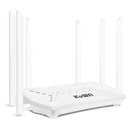 KUWFi CAT4 4G CPE Router 1200Mbps 2.4G 5GHz Dual Band WiFi Router LTE Modem with Gigabit RJ45 Port USIM Slot External Antennas.