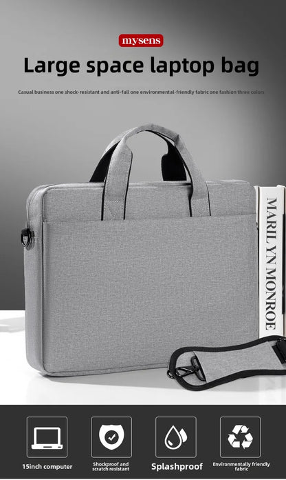 Laptop Bag Sleeve Case Shoulder HandBag Notebook Pouch Briefcases for 14 15 17 Inch Macbook Air Pro HP Huawei Asus Dell Xiaomi.