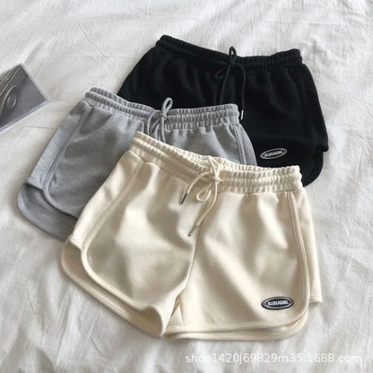 Shorts Women Summer A- shaped Slim Fit Versatile Loose Chili Girl Pants Summer Outdoor Casual Sports Fat Mm Three-piece Hot Pant.