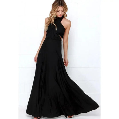 Sexy Frauen Multiway Wrap Cabrio Boho Maxi Club Rotes Kleid Verband Langes Kleid Party Brautjungfern Infinity Robe Longue Femme.