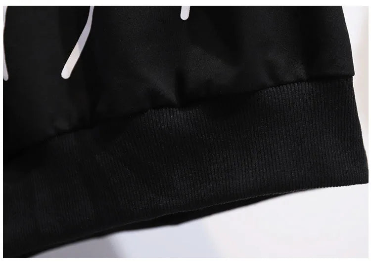 170Kg Plus Größe frauen Büste 170cm Frühling Herbst Lose Oansatz Langarm Cartoon Print Sweatshirts 6XL 7XL 8XL 9XL 10XL 11XL