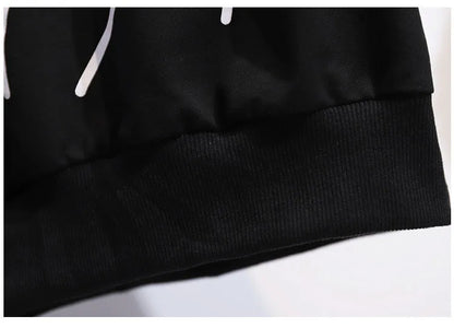 170Kg Plus Größe frauen Büste 170cm Frühling Herbst Lose Oansatz Langarm Cartoon Print Sweatshirts 6XL 7XL 8XL 9XL 10XL 11XL