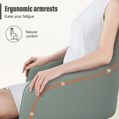 Daccormax Ergonomischer Bürostuhl – verstellbarer Netz-Computertischstuhl, drehbare Räder, bequemer Arbeitsstuhl für zu Hause