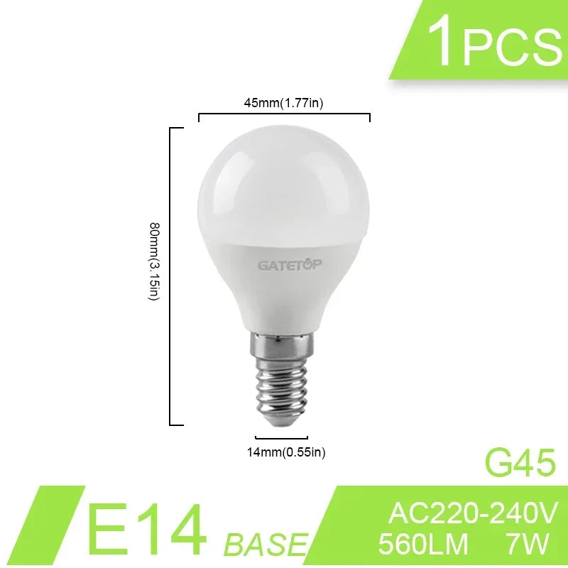 LED-Lampe AC220-240V 15w 9w 24w 18w LED-Lampe Energie spar lampe e14 e27 gu10 Wohnzimmer beleuchtung, kein Flimmern warm weißes Licht