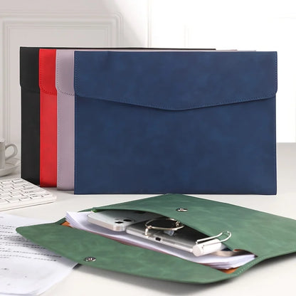 A4 File Storage Bag Simple File Folders Business Office School File Organizer Bags Laptop Sleeve.