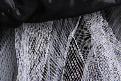 Kinder kleid schwarz Prinzessin Anhänger Kleid Kinder kleid Blumen kleid 4 bis 12 Jahre Mädchen Klavier Performance Kleid.