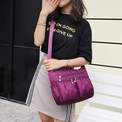 Women Nylon Waterproof Bag Messenger Bags For Lady Crossbody Large Capacity Travel Shoulder Bag Casual Handbags High Quality